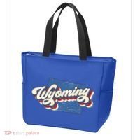 State Of Wyoming Retro Logo Tote Bag thumb 3