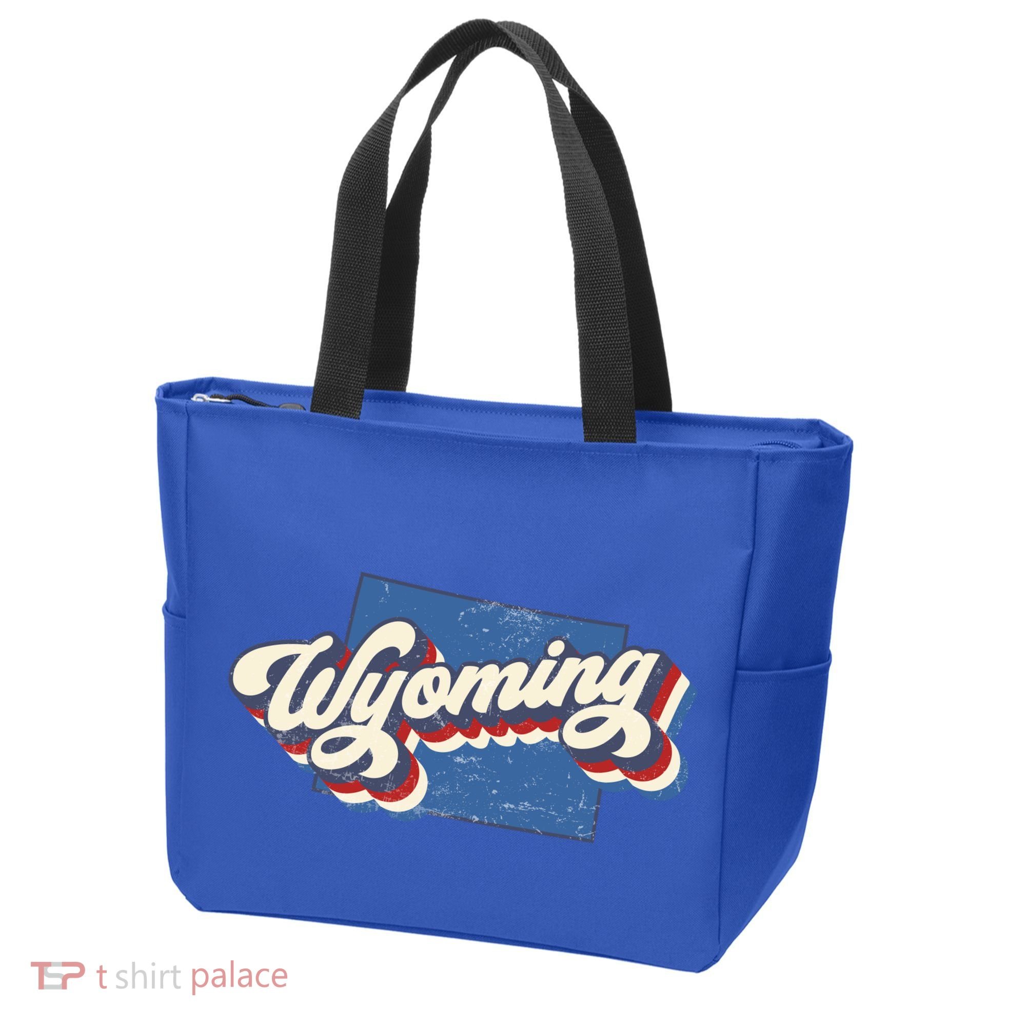 State Of Wyoming Retro Logo Tote Bag