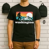 State Of Washington Pacific Northwest Bigfoot Mountain T-Shirt thumb 6
