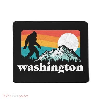 State Of Washington Pacific Northwest Bigfoot Mountain Mousepad