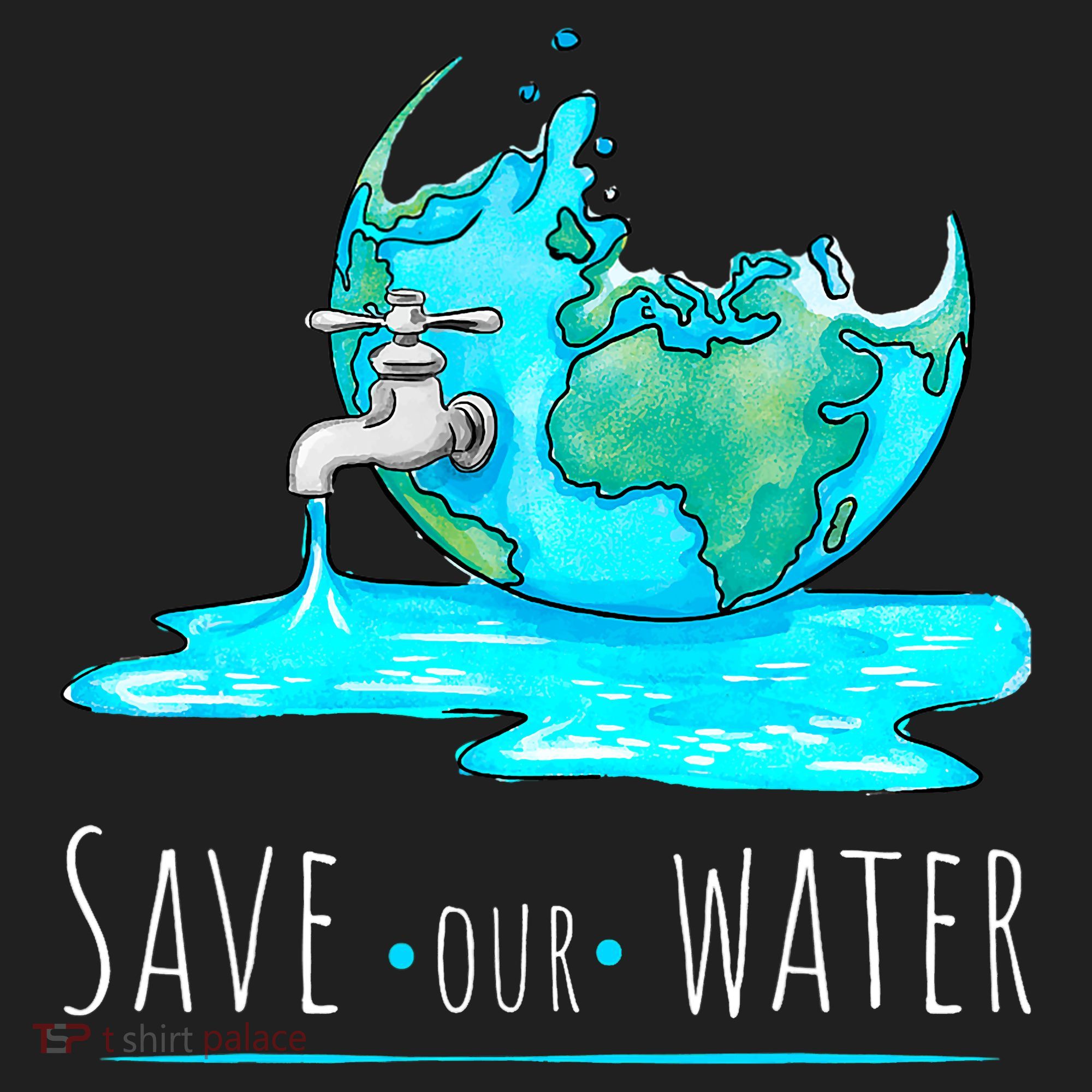 Save Our Water Earth Day Clean Water Conservation Women's Sweatshirt