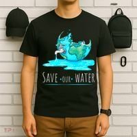 Save Our Water Earth Day Clean Water Conservation T-Shirt thumb 6