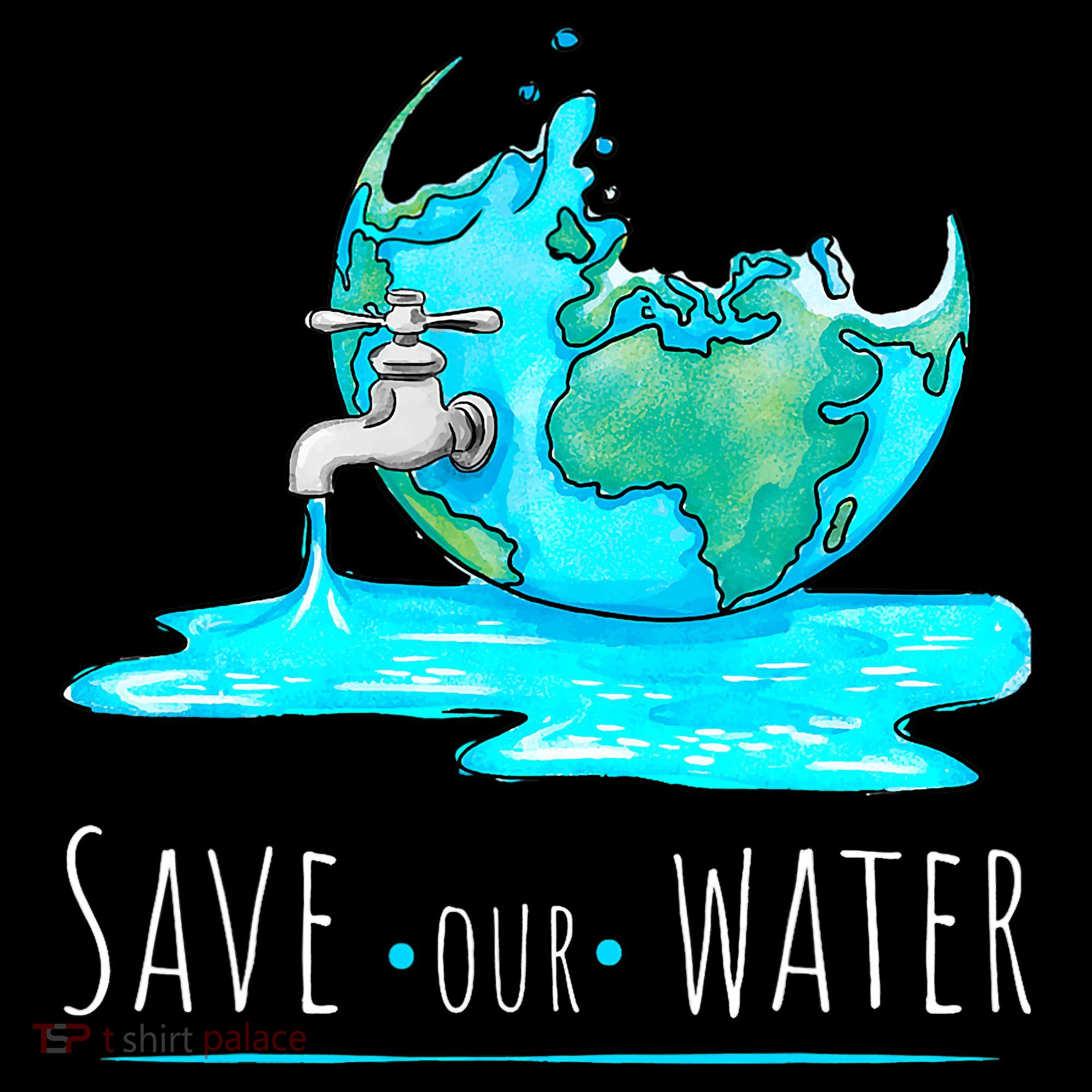 Save Our Water Earth Day Clean Water Conservation Mousepad