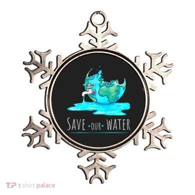 Save Our Water Earth Day Clean Water Conservation Ornament