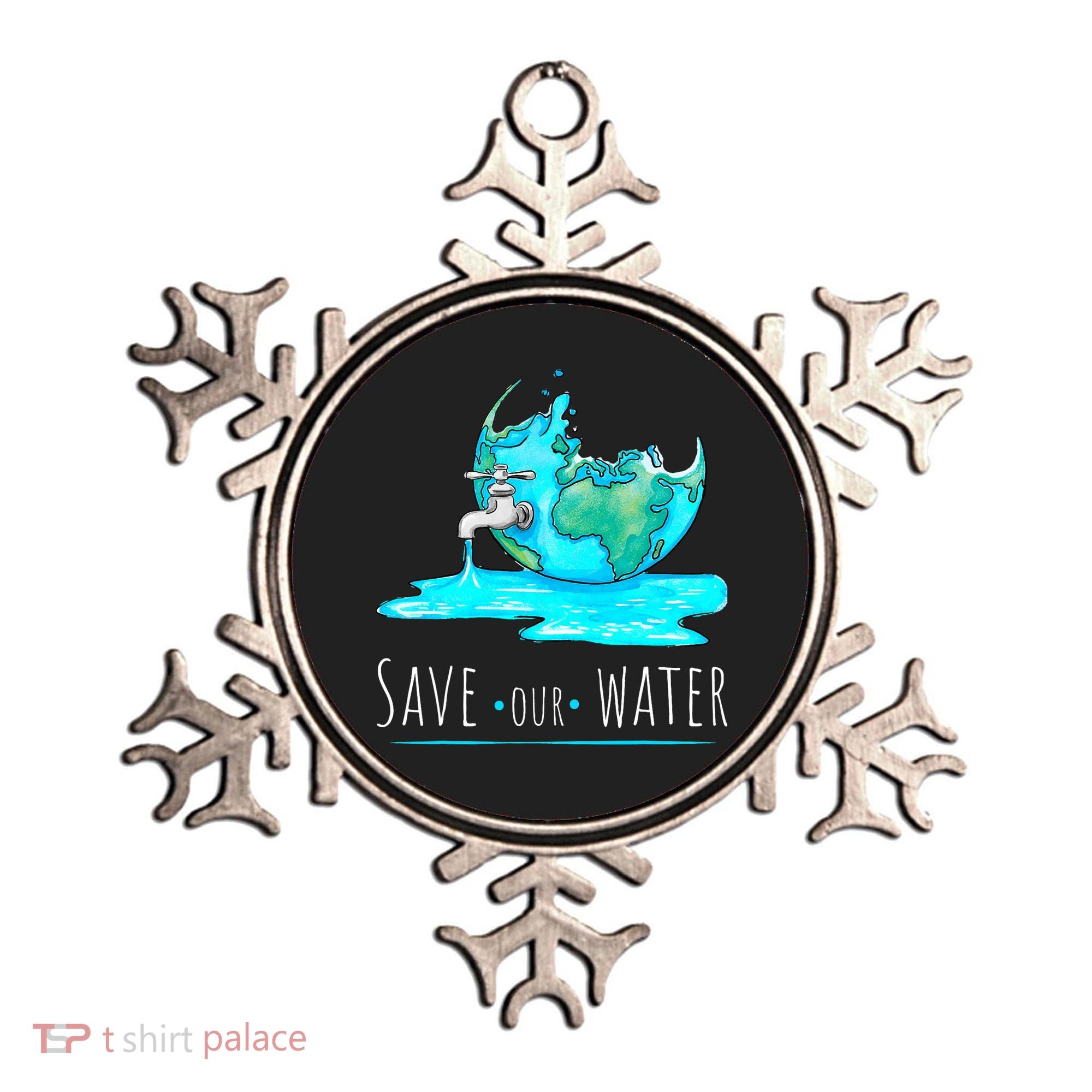 Save Our Water Earth Day Clean Water Conservation Ornament