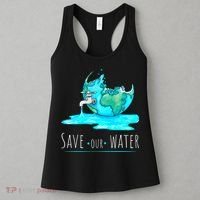 Save Our Water Earth Day Clean Water Conservation Women's Tank Top thumb 3