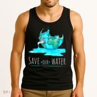 Save Our Water Earth Day Clean Water Conservation Tank Top thumb 3