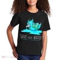 Save Our Water Earth Day Clean Water Conservation Kids T-Shirt thumb 2