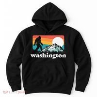 State Of Washington Pacific Northwest Bigfoot Mountain Hoodie thumb 0