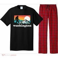 State Of Washington Pacific Northwest Bigfoot Mountain Pajama Set thumb 0