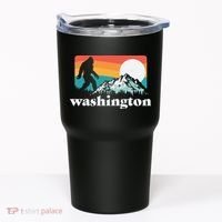 State Of Washington Pacific Northwest Bigfoot Mountain Tumbler thumb 0