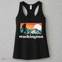State Of Washington Pacific Northwest Bigfoot Mountain Women's Tank Top thumb 3