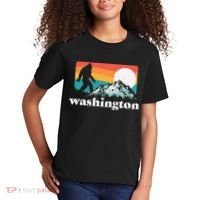 State Of Washington Pacific Northwest Bigfoot Mountain Kids T-Shirt thumb 2