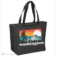 State Of Washington Pacific Northwest Bigfoot Mountain Tote Bag thumb 2