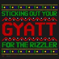 Sticking Out Your Gyatt For The Rizzler Christmas Irony Meme Long Sleeve Shirt thumb 2