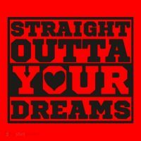 Straight Outta Your Dreams Santa Hat thumb 1