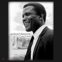 Sidney Poitier 1927 2022 Tribute Quote I Am The Me I Choose To Be Women's Tank Top thumb 5