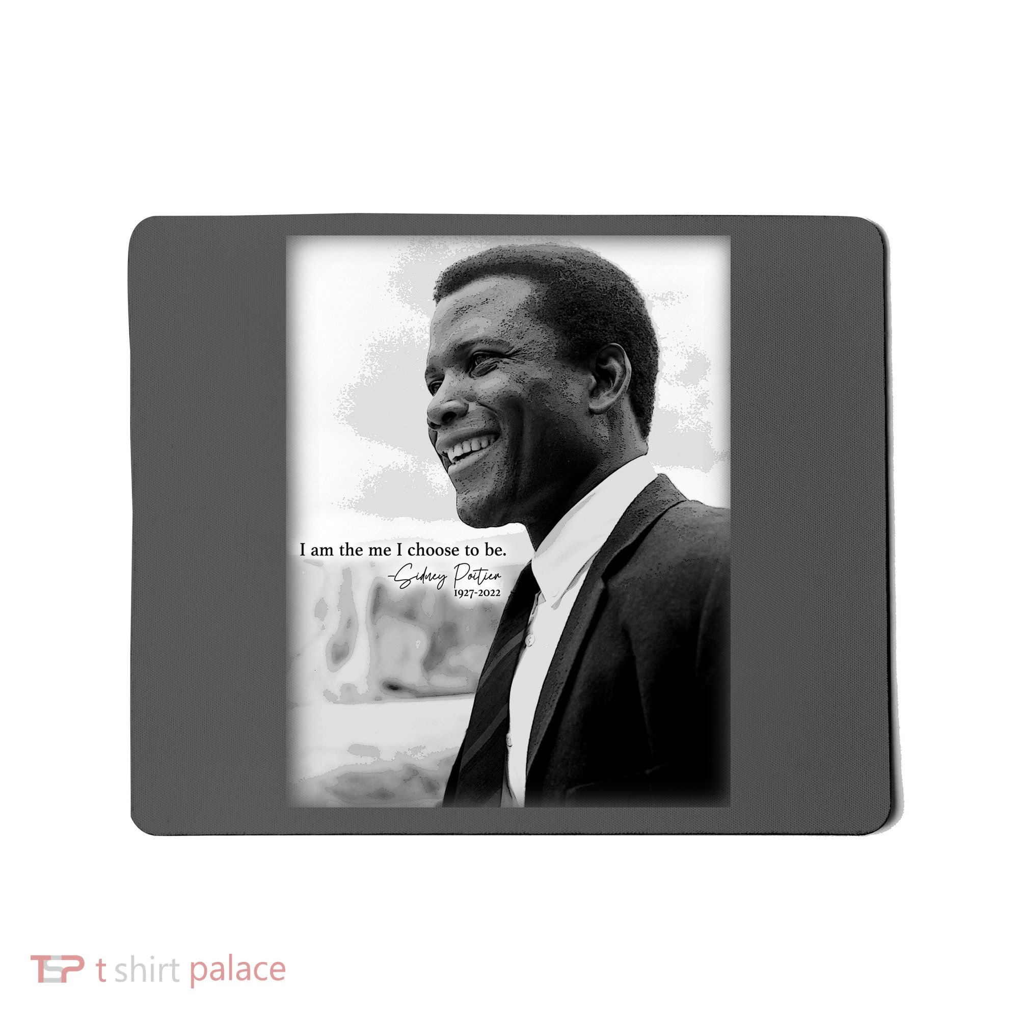 Sidney Poitier 1927 2022 Tribute Quote I Am The Me I Choose To Be Mousepad