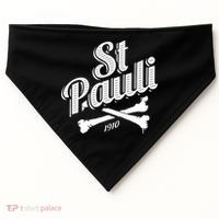 St. Pauli 1910 Soccer Hamburg USA-Made Doggie Bandana thumb 0