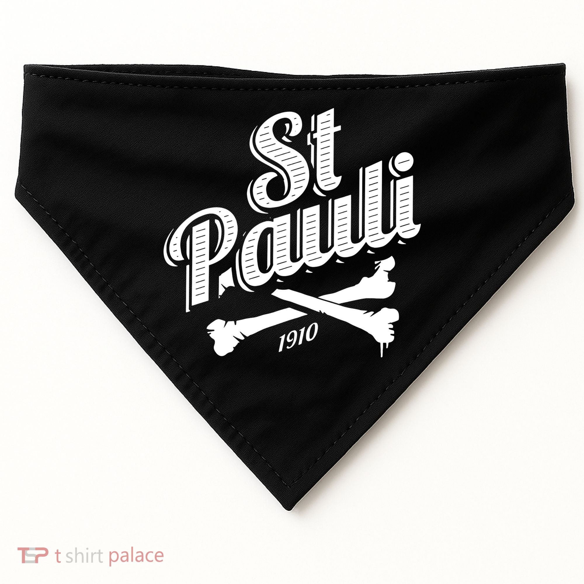 St. Pauli 1910 Soccer Hamburg USA-Made Doggie Bandana