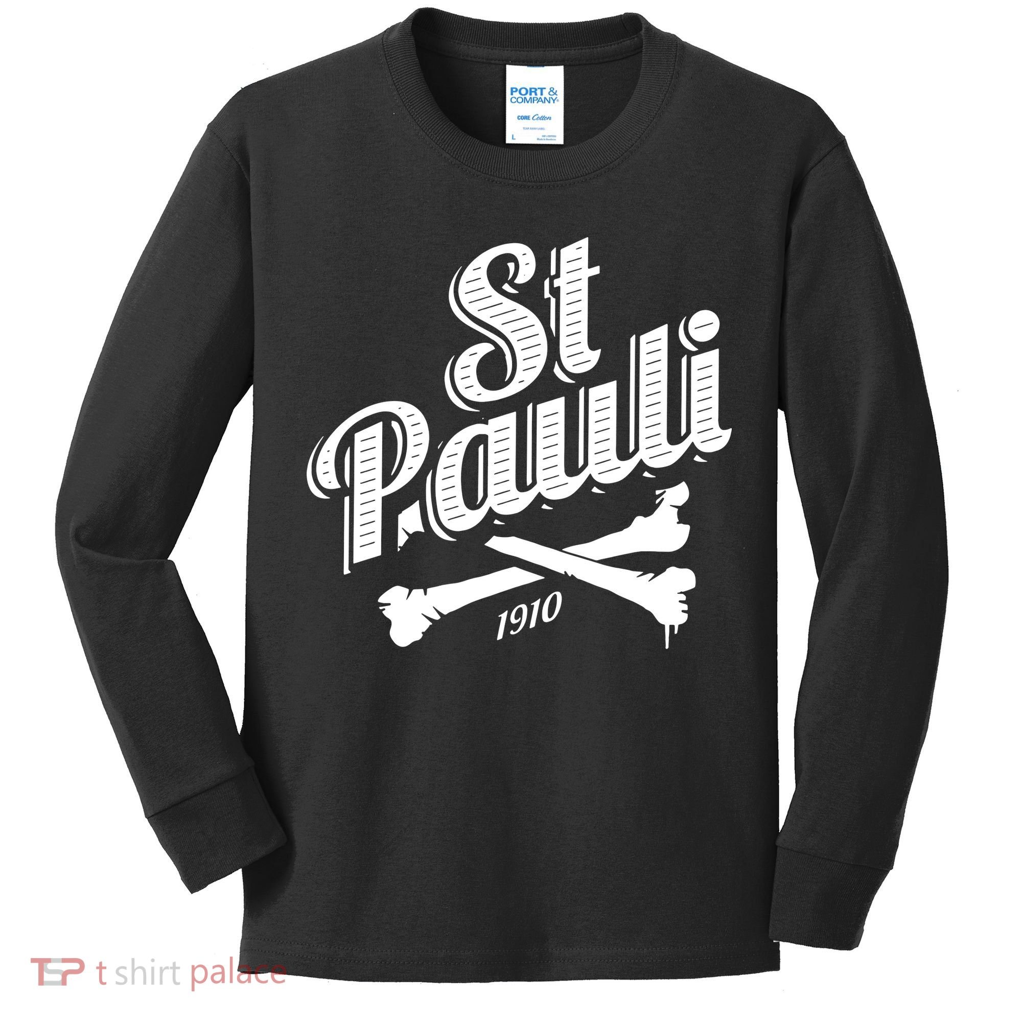 St. Pauli 1910 Soccer Hamburg Kids Long Sleeve Shirt