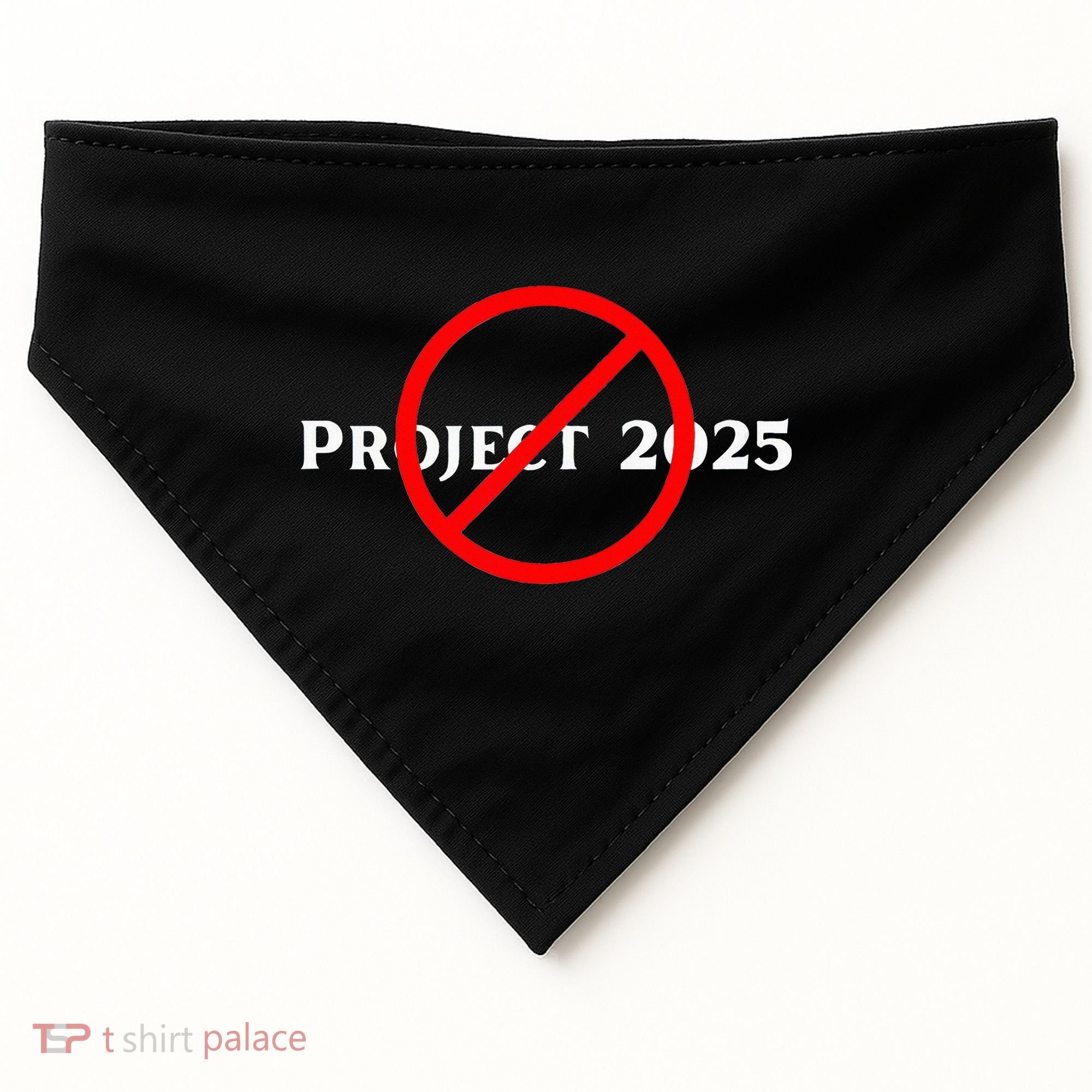 Stop Project 2025 TrumpS Project Anti Trump USA-Made Doggie Bandana