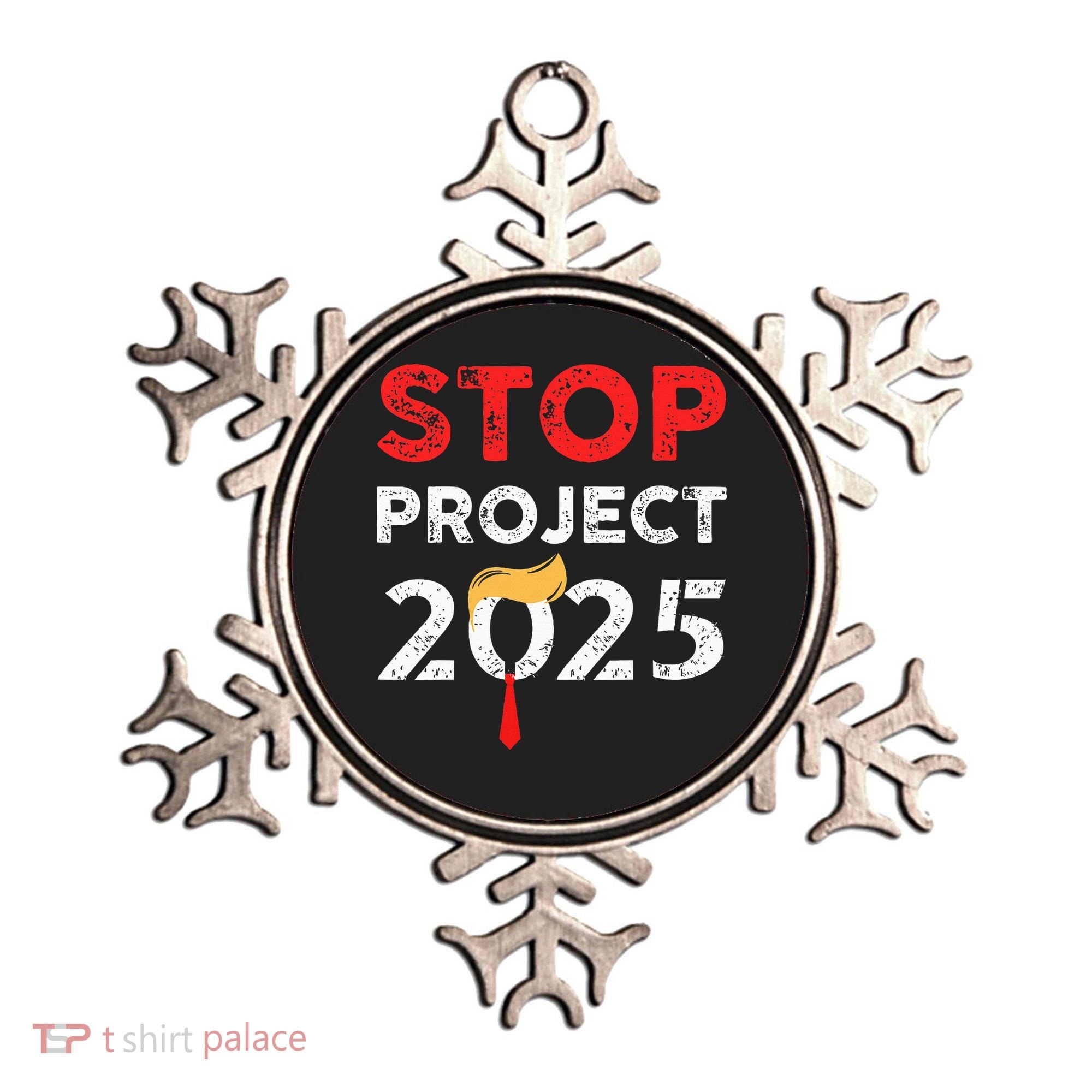 Stop Project 2025 TrumpS Project Anti Trump Ornament