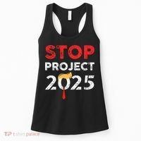 Stop Project 2025 TrumpS Project Anti Trump Women's Tank Top thumb 0