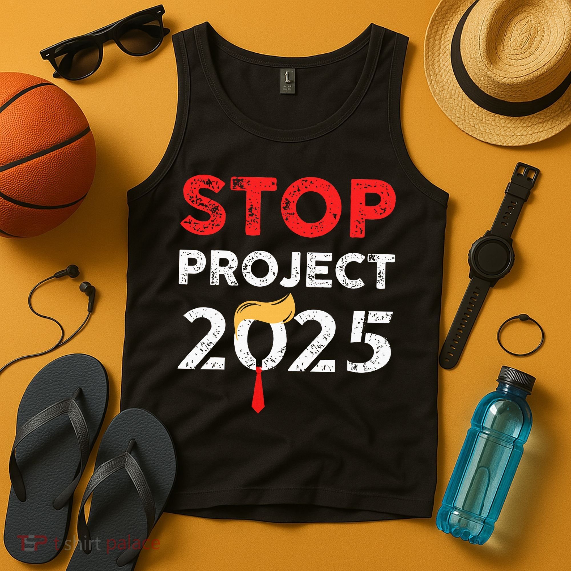 Stop Project 2025 TrumpS Project Anti Trump Tank Top
