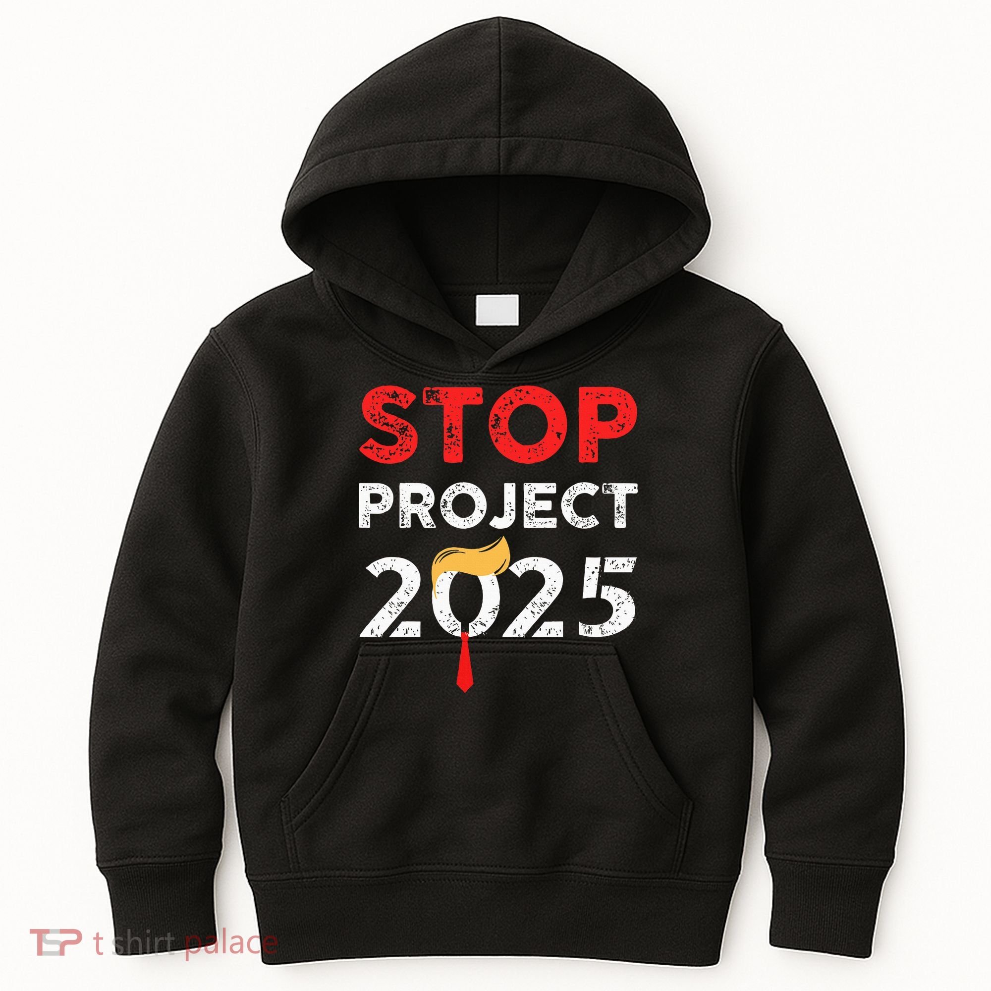 Stop Project 2025 TrumpS Project Anti Trump Kids Hoodie