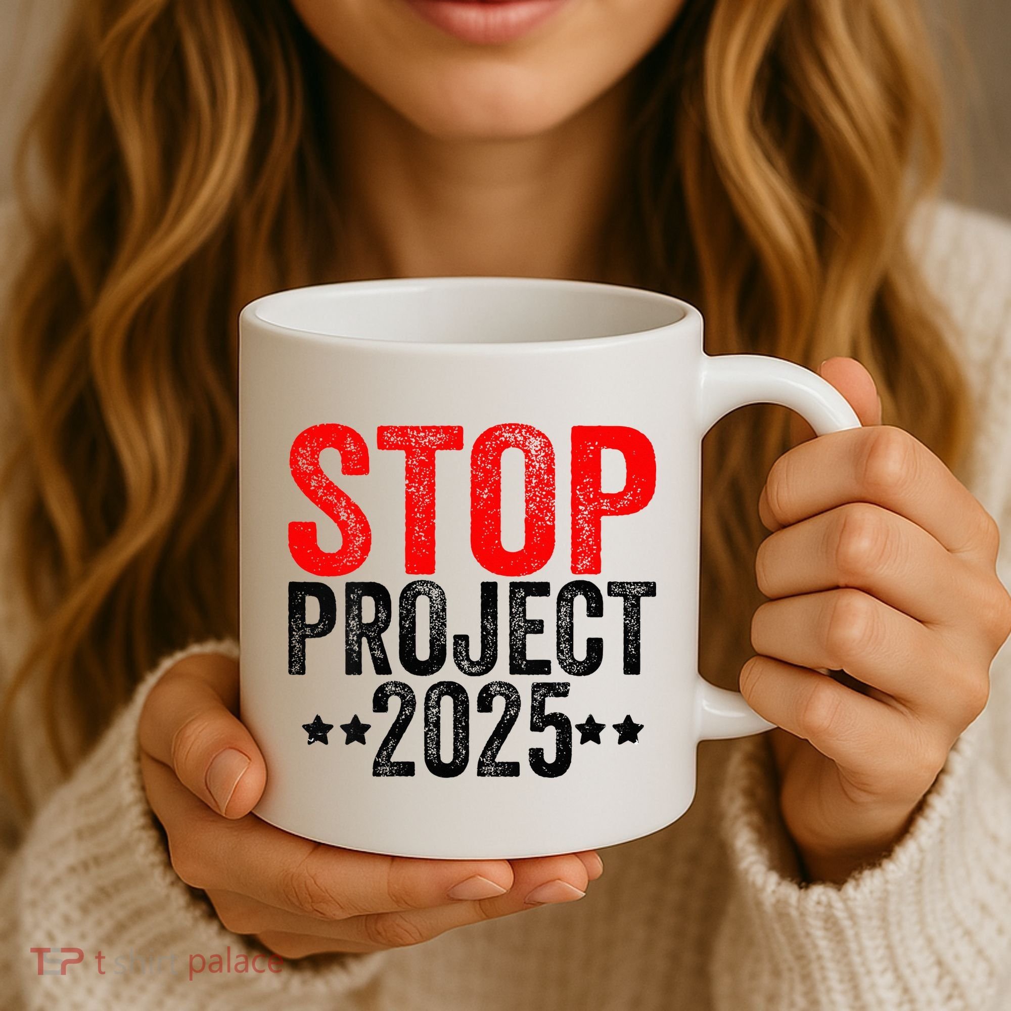 Stop Project 2025 Coffee Mug