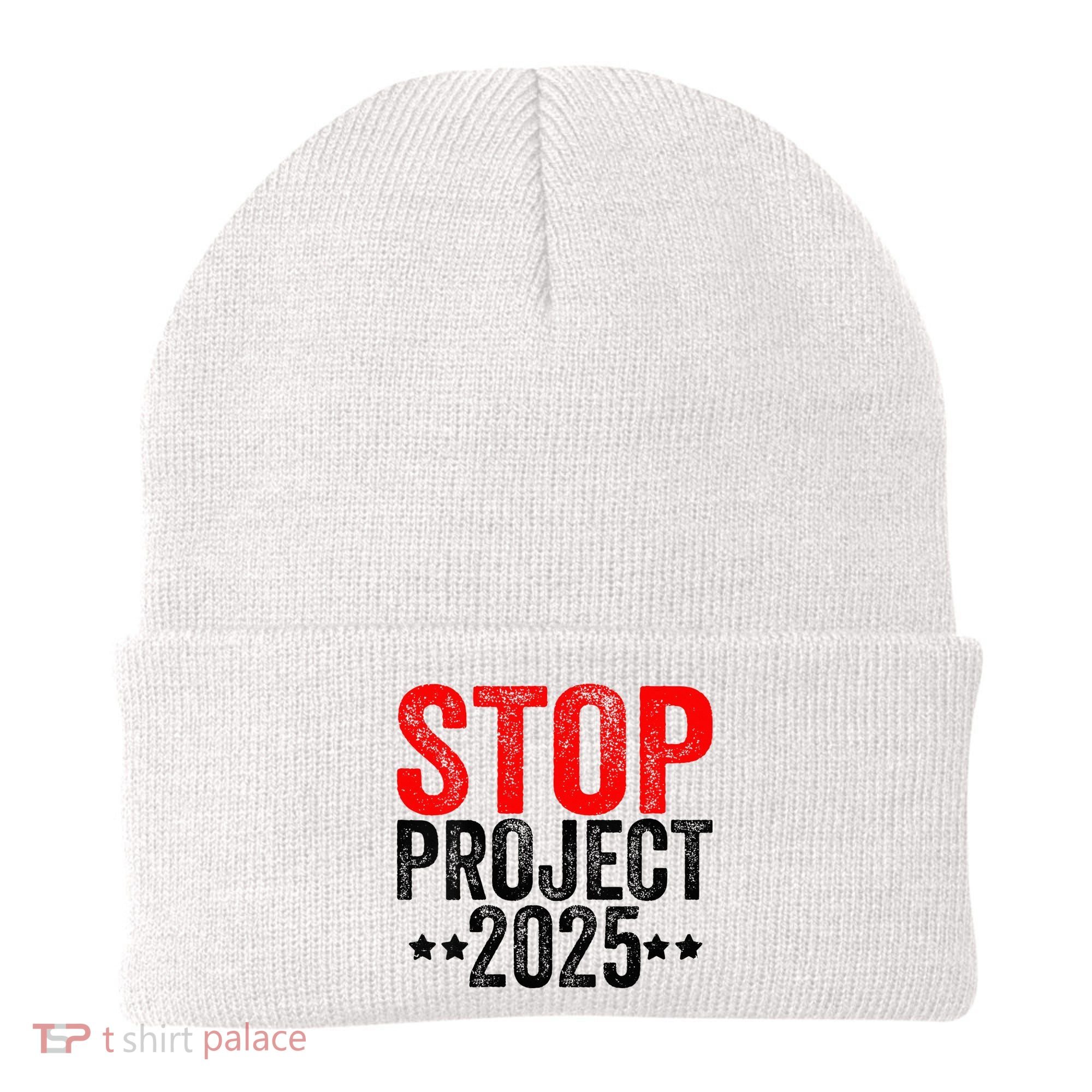 Stop Project 2025 Beanie