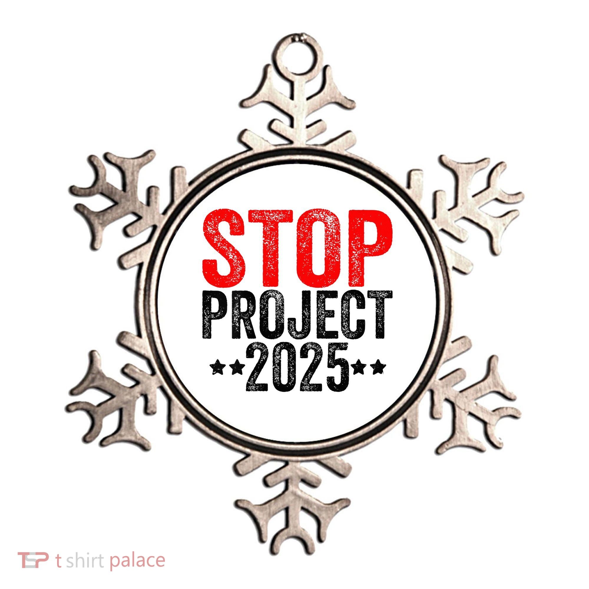 Stop Project 2025 Ornament