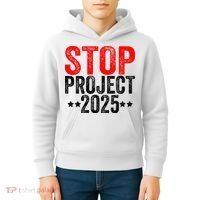Stop Project 2025 Kids Hoodie thumb 4