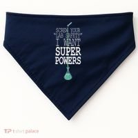 Screw Your Lab Safety I Want Super Powers USA-Made Doggie Bandana thumb 0