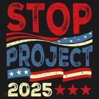Stop Project 2025 Anti Trump Usa Flag Political Tank Top thumb 6