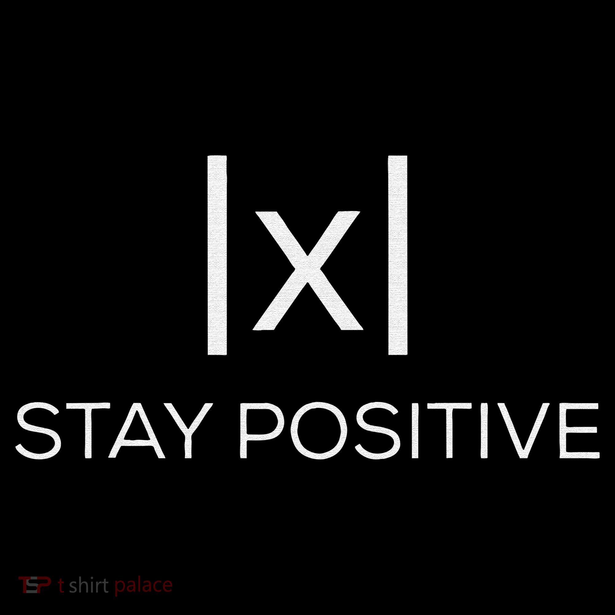 Stay Positive Absolute Value Funny Math Women's Tank Top