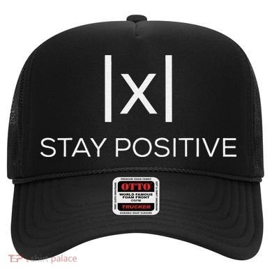 Stay Positive Absolute Value Funny Math Hat