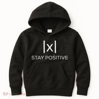 Stay Positive Absolute Value Funny Math Kids Hoodie thumb 0