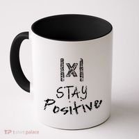 Stay Positive Absolute Value Funny Math Teacher Calculus Gift Coffee Mug thumb 0