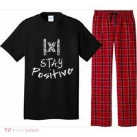Stay Positive Absolute Value Funny Math Teacher Calculus Gift Pajama Set thumb 0