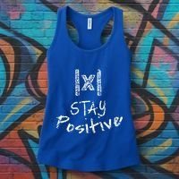 Stay Positive Absolute Value Funny Math Teacher Calculus Gift Women's Tank Top thumb 3