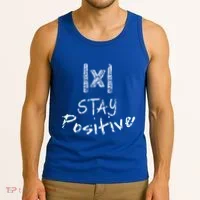 Stay Positive Absolute Value Funny Math Teacher Calculus Gift Tank Top thumb 3