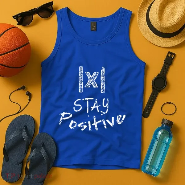 Stay Positive Absolute Value Funny Math Teacher Calculus Gift Tank Top