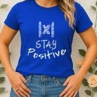 Stay Positive Absolute Value Funny Math Teacher Calculus Gift Women's T-Shirt thumb 2