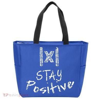 Stay Positive Absolute Value Funny Math Teacher Calculus Gift Tote Bag