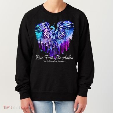 Suicide Prevention Awareness Phoenix Rise From The Ashes Women's Sweatshirt