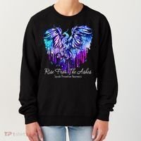 Suicide Prevention Awareness Phoenix Rise From The Ashes Women's Sweatshirt thumb 0