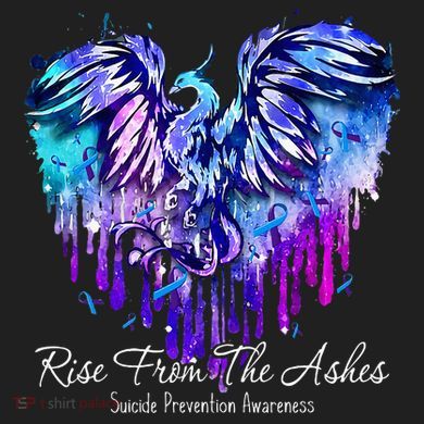 Suicide Prevention Awareness Phoenix Rise From The Ashes Women's Sweatshirt