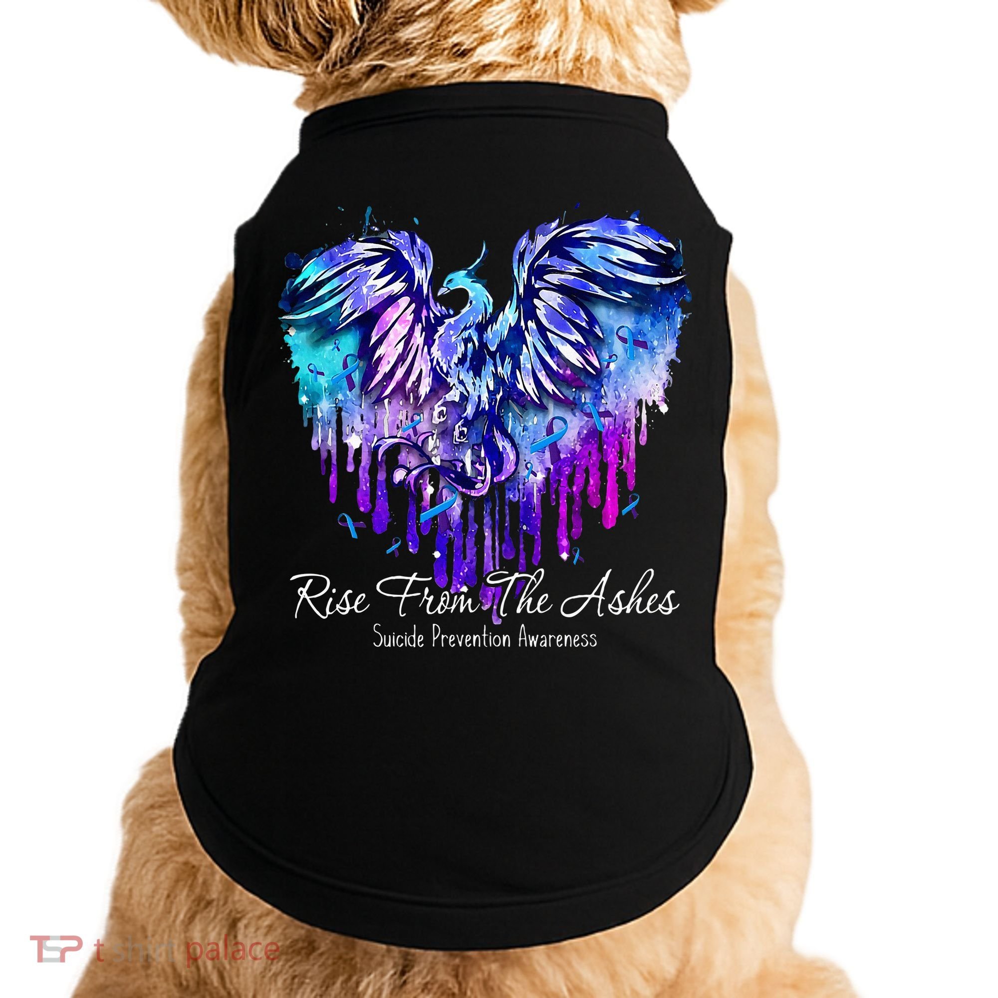 Suicide Prevention Awareness Phoenix Rise From The Ashes Doggie Tank